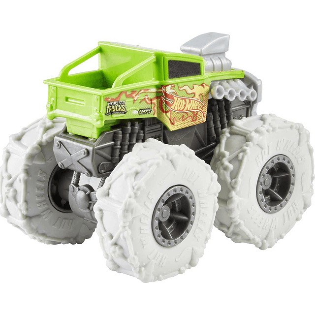 Monster Trucks Vehículos Twisted Tredz, camión de juguete co