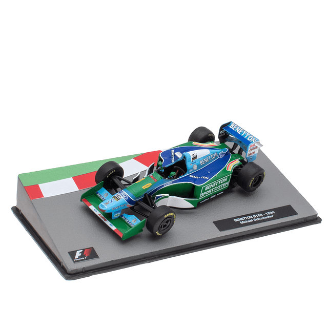 - Coche en miniatura Fórmula 1 1/43 Compatible con Benetton