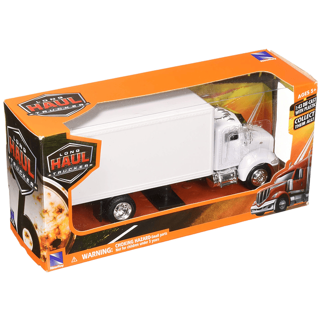 New-Ray 15803D 1:43 Utility Peterbilt 335 Furgón Camión Blan