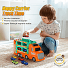 Carrier Truck Race Track Juguetes para niños pequeños, juego