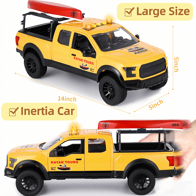 Big Truck Toys para niños de 4 a 7 años, camioneta de juguet