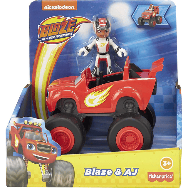 Blaze and The Monster Machines Juego de figuras y camiones d