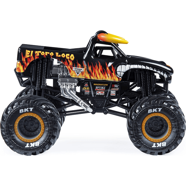 , Monster Truck oficial de El Toro Loco, vehículo fundido a