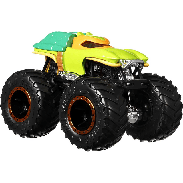 Monster Trucks - Juego de 2 camiones de juguete, dobles de d