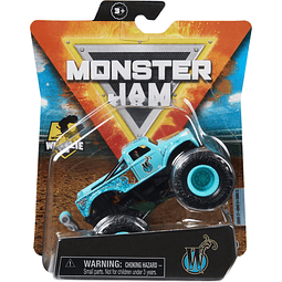 2021 Spin Master 1:64 Diecast Monster Truck con barra con ru