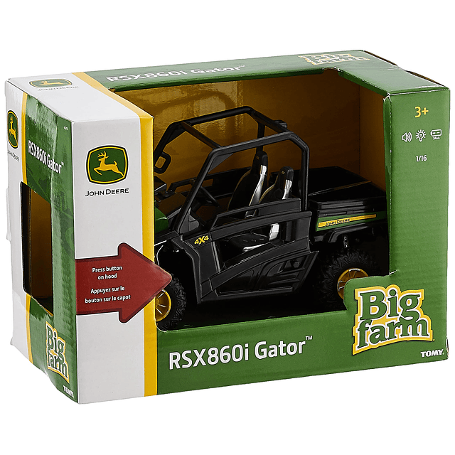 Big Farm Lights & Sounds Gator RSX 860i - Escala 1:16 - Jugu