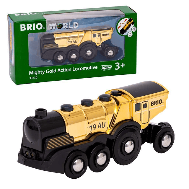 33630 Locomotora de acción World Mighty Golden - Tren de jug