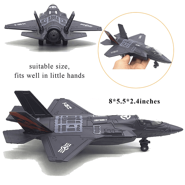 Avión militar de combate modelo F-35 Avión Ejército Fuerza A