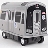 MTA Subway Pullback Toy con luz y sonido TT3501 Gris