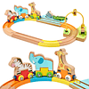 Juego de tren para niños pequeños de 18 meses+ Juego de tren