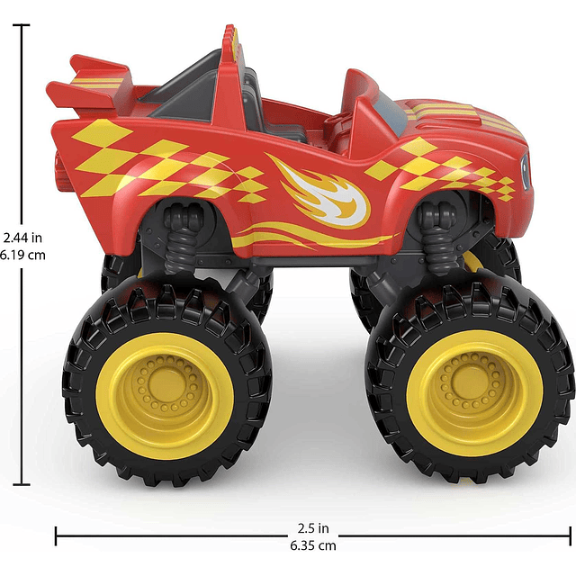 Blaze and The Monster Machines Diecast Toys, Racers, paquete