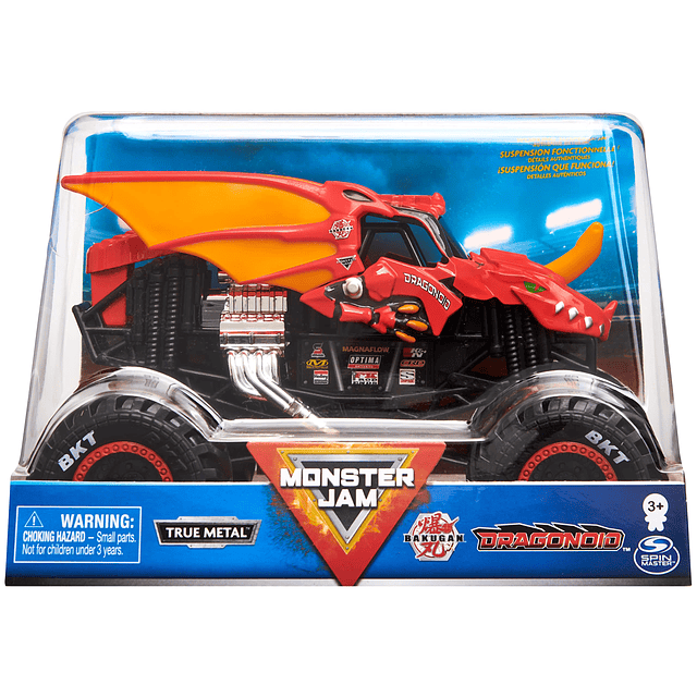 , Monster Truck oficial de Bakugan Dragonoid, vehículo colec