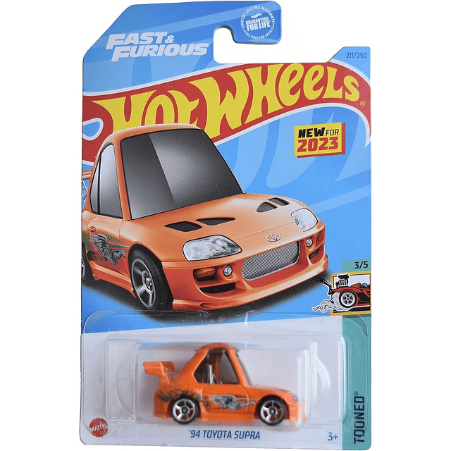 94 Toyota Supra, Tooned 3/5 [Naranja] 211/250