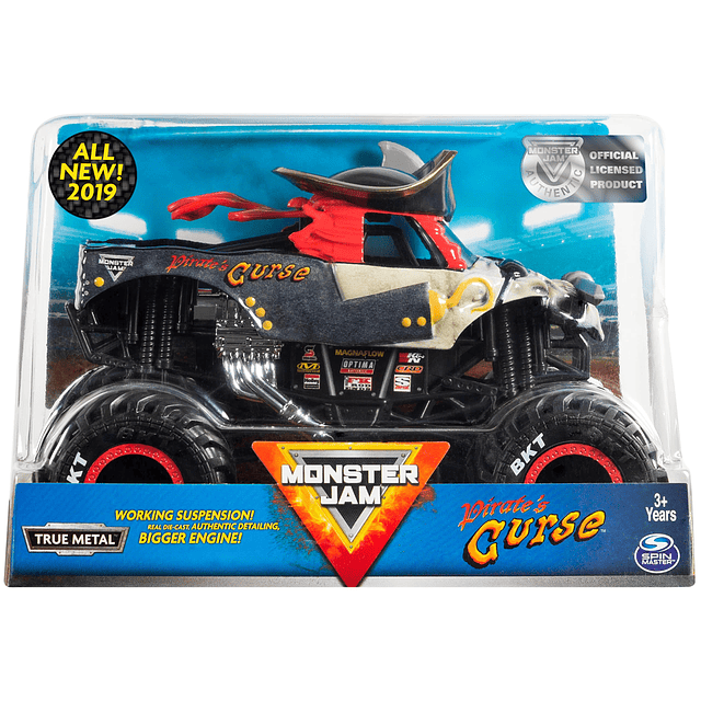 , Monster Truck oficial de Pirate's Curse, vehículo coleccio