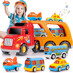 Carrier Truck Coche de juguetes para niños pequeños: juguete