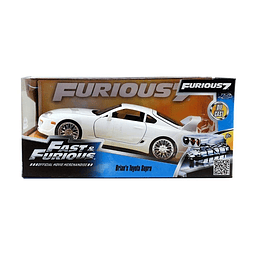 Fast & Furious 1:24 Brian's Toyota Supra Die-cast Car Blanco