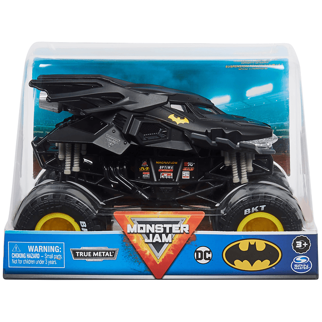 Oficial Batman Monster Truck - Retro Batmobile Collector Veh