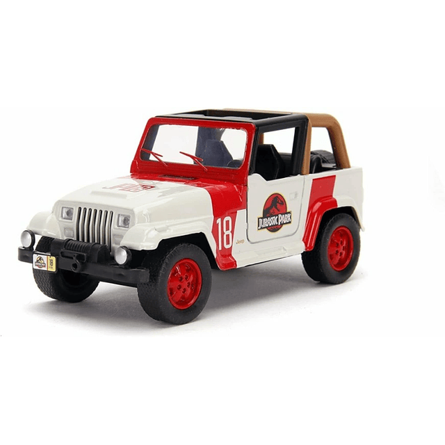 Jurassic World 1:32 Jeep Wrangler Coche fundido a presión, j