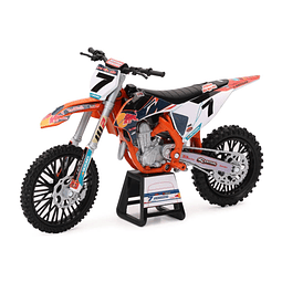 New-Ray Motocicletas 1:12 Compatible con KTM 450 SX-F Red Bu