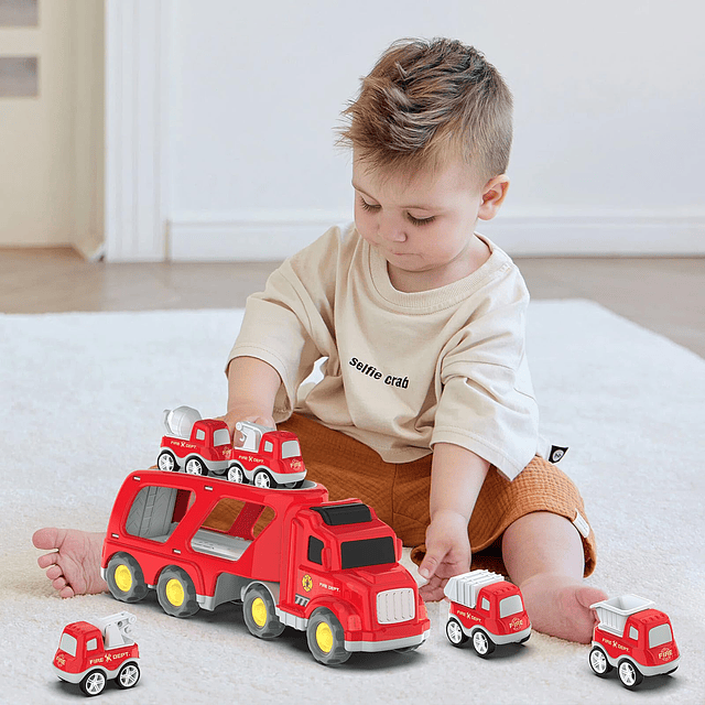 Camiones Coches Juguetes para niños de 3, 4, 5, 6, 7 años, 5