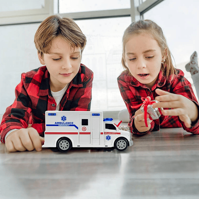 Ambulancia Juguetes para niños de 3 a 12 años, juguetes eléc