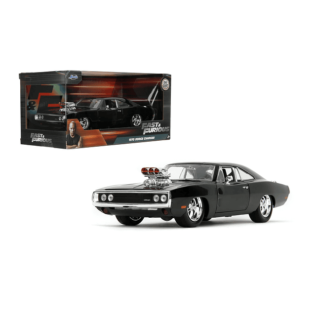 Fast & Furious 1:24 Dom's 1970 Dodge Charger R/T Coche fundi