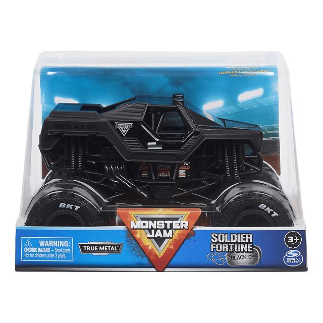 Monster Jam Official Soldier Fortune Truck, Retro Soldier Fo