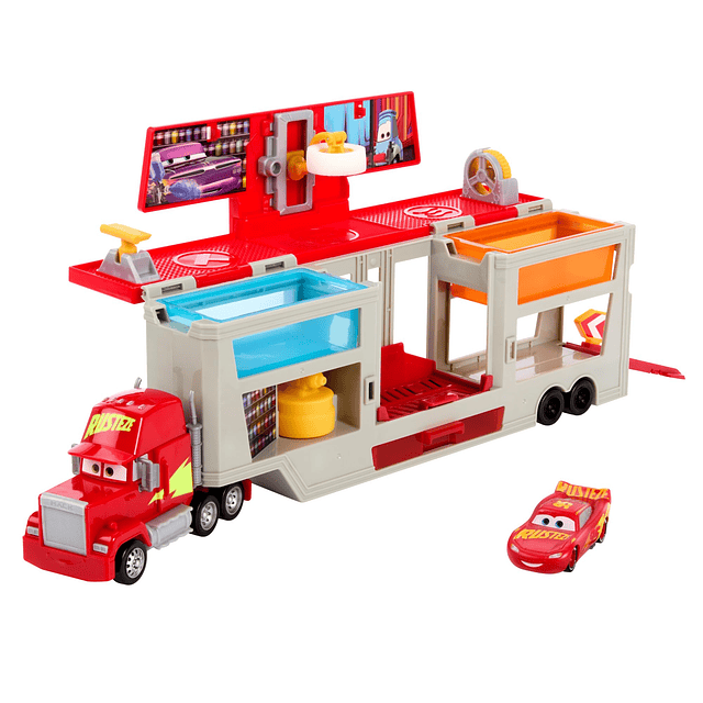 Disney Pixar Cars Transforming Truck & Toy Car Playset, Camb