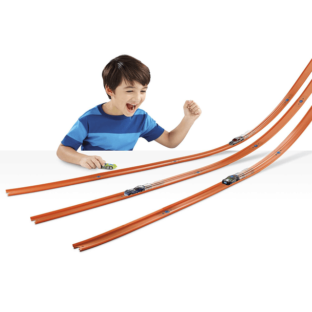 Track Builder Car & Mega Track Pack, 87 piezas de componente