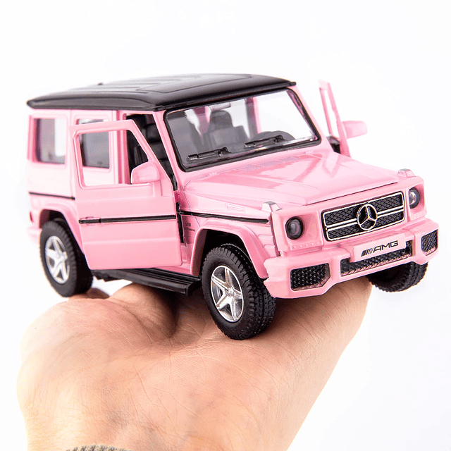 Modelo de coche de fundición Benz G63 escala 1/36, coche de