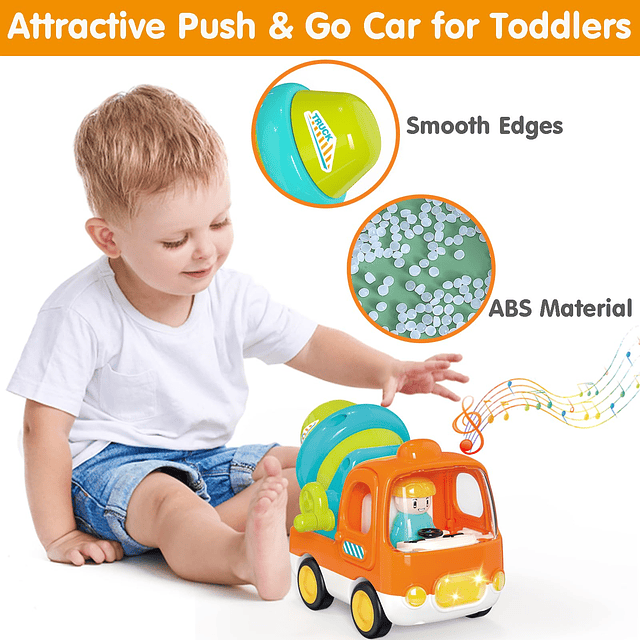 Coches para bebés Mezclador de cemento Camiones de juguete p