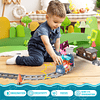 Juego de tren eléctrico para niños pequeños, juego de tren p