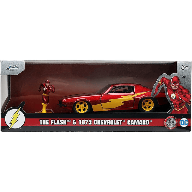 DC Comics 1:32 1973 Chevy Camaro Coche fundido a presión con