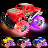 Light Up Monster Trucks para niños y niñas, juego de 4 camio