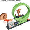 Juego de pistas para autos de juguete Gator Loop Attack Play