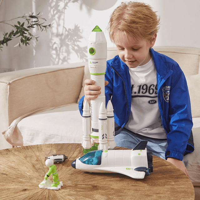 Space Toy Rocket Toys para niños Transbordador espacial con