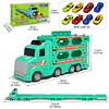 Camión transportador de vehículos de transporte de juguete p