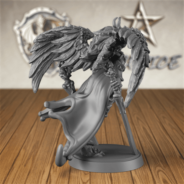 Angel Fighter DND Miniaturas para RPG, Figura en miniatura d