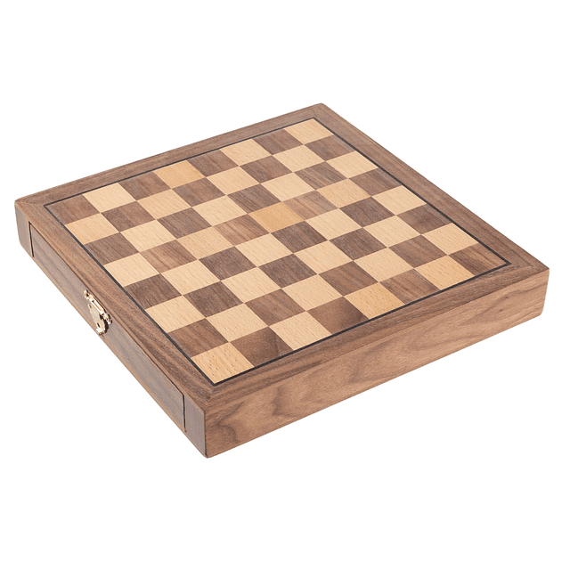 ¡Ey! ¡Jugar! Juego de ajedrez de madera magnetizada estilo n