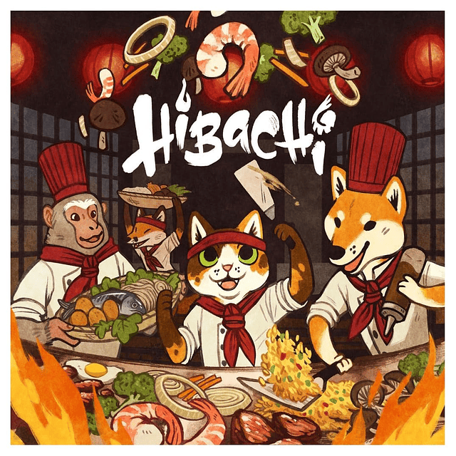 Juego de mesa Hibachi divertido juego de estrategia y destre