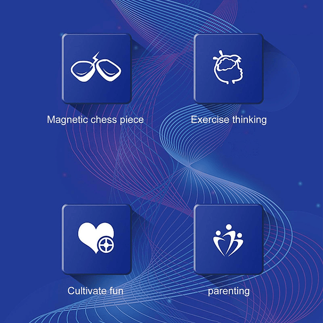 Juego de estrategia de ajedrez magnético juego de mesa magné