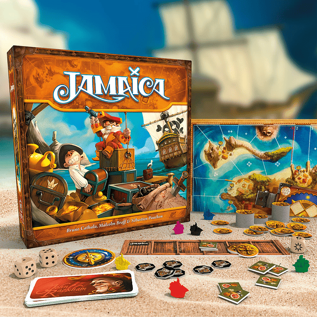 Jamaica Board Game Nueva edición juego de carreras de pirata