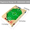 Flipkick Juegos de pinball de fútbol de mesa de madera, tabl