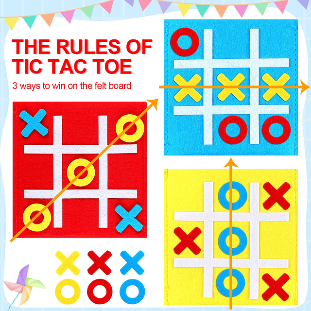 Juego de mesa Tic Tac Toe, juego de damas, juego 2 en 1, jug