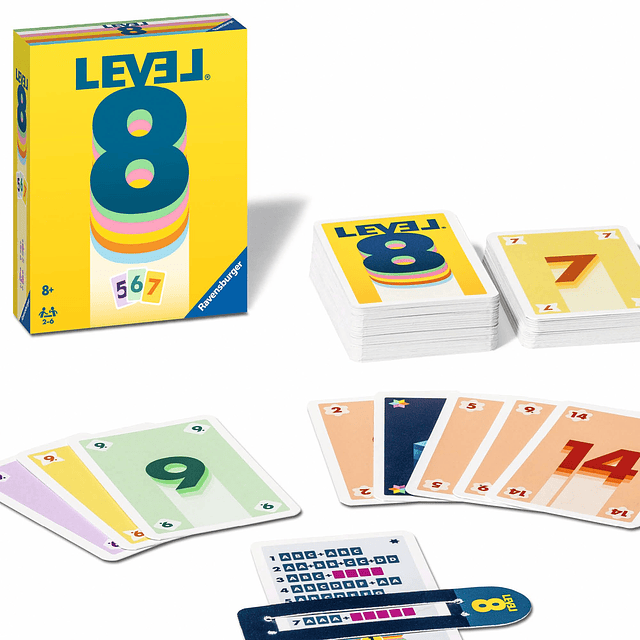 Juego de cartas de nivel 8 con 110 cartas juego clásico para