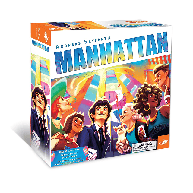 FoxMind Games Manhattan, nueva edición, reimpresión de un cl