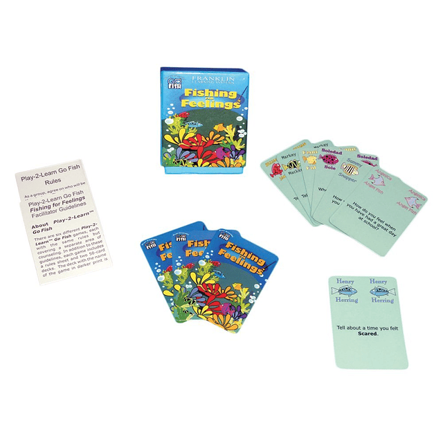 Play-2-Learn Go Fish Juego de pesca de sentimientos