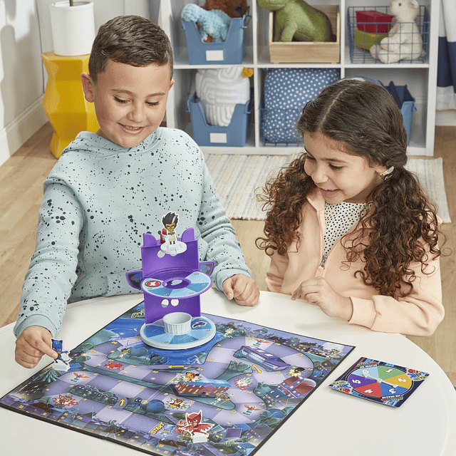 PJ Masks HQ Rescue Juego de mesa para niños, juegos preescol