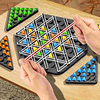 Juego de ajedrez triangular con cadena, juego de mesa con ba