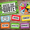 Guess The Quote Trivia Juego de mesa familiar para 2+ jugado